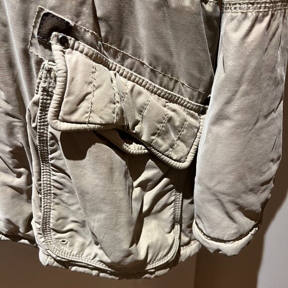 Triple Five Soul Hooded Winter Jacket    Tan Beige Brown   Vintage – Circa 2003 - Picture 9 of 13